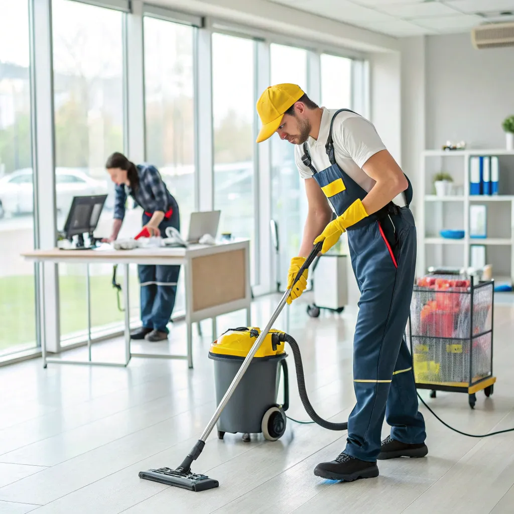 Cleaning service illustration
